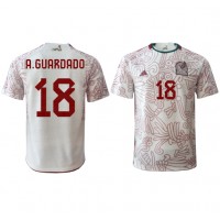 Koszulka piłkarska Meksyk Andres Guardado #18 Strój wyjazdowy MŚ 2022 tanio Krótki Rękaw